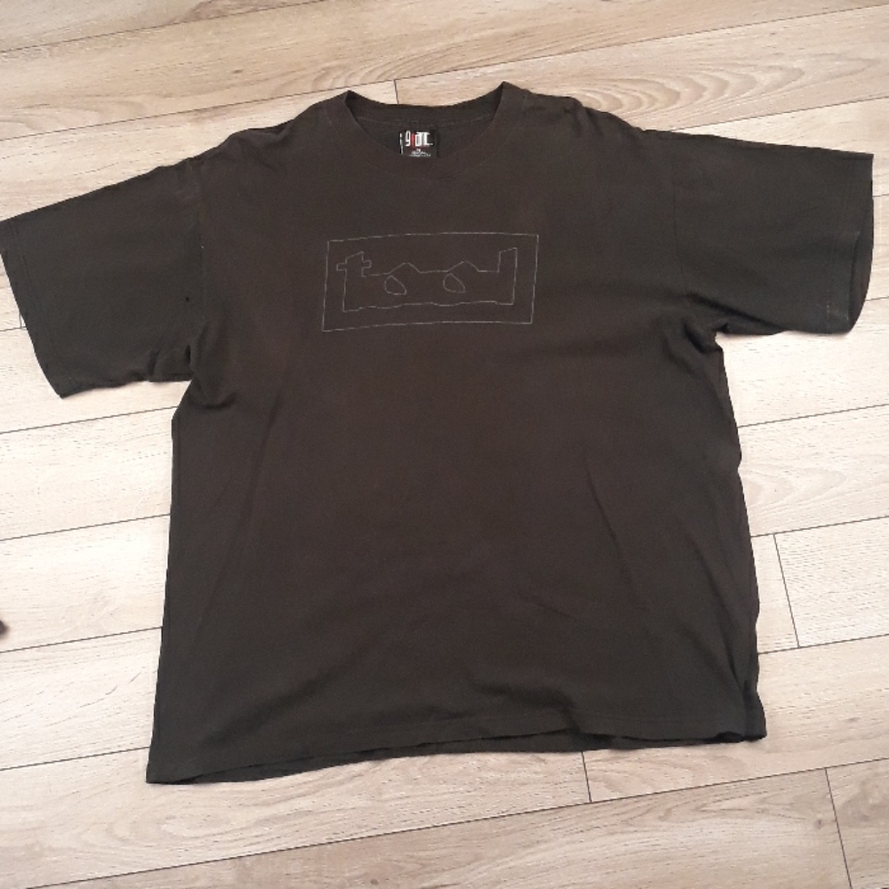 TOOL Band Third Eye Giant Tag Black Fade Cotton Rock Mens T Shirt Sz XL VTG RARE